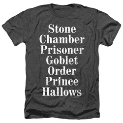 Harry Potter - Mens Titles Heather T-Shirt