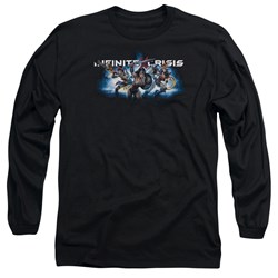 Infinite Crisis - Mens Ic Blue Long Sleeve T-Shirt