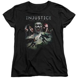 Injustice Gods Among Us - Womens Key Art T-Shirt