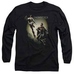 Injustice Gods Among Us - Mens Battle Of The Gods Longsleeve T-Shirt