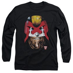 Judge Dredd - Mens Dredd'S Head Longsleeve T-Shirt