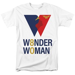 Wonder Woman - Mens Ww 80Th Logo T-Shirt