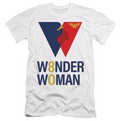 Wonder Woman - Mens Ww 80Th Logo Slim Fit T-Shirt