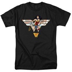 Wonder Woman - Mens Ww 80Th Collage Logo T-Shirt