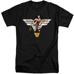 Wonder Woman - Mens Ww 80Th Collage Logo Tall T-Shirt
