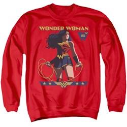 Wonder Woman - Mens Ww 80Th Stance Sweater