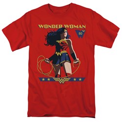 Wonder Woman - Mens Ww 80Th Stance T-Shirt