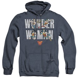 Wonder Woman - Mens Ww 80Th Illustrated Type Hoodie