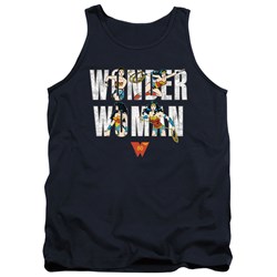 Wonder Woman - Mens Ww 80Th Illustrated Type Tank Top