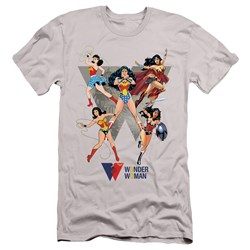 Wonder Woman - Mens Ww Through The Ages Slim Fit T-Shirt
