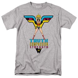 Wonder Woman - Mens Truth, Compassion, Strength T-Shirt