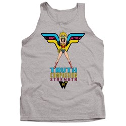 Wonder Woman - Mens Truth, Compassion, Strength Tank Top