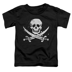 Trevco - Toddlers Distressed Jolly Roger T-Shirt