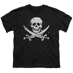 Trevco - Youth Distressed Jolly Roger T-Shirt