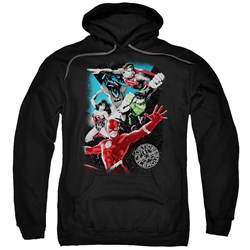 Justice League, The - Mens Galactic Attack Hoodie