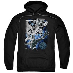 Justice League, The - Mens Galactic Attack Nebula Hoodie