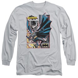 Justice League - Mens Batman Panels Long Sleeve T-Shirt