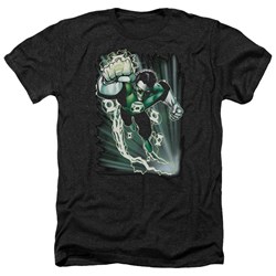 Justice League - Mens Emerald Energy Heather T-Shirt