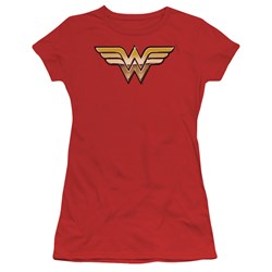 Justice League - Golden Juniors T-Shirt In Red