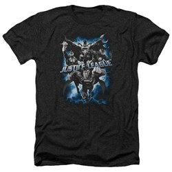 Justice League - Mens Justice Storm Heather T-Shirt