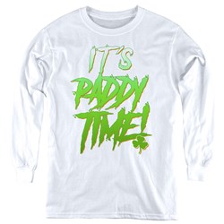 Trevco - Youth Its Paddy Time Long Sleeve T-Shirt