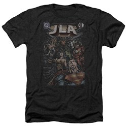 Justice League - Mens #1 Cover Heather T-Shirt