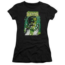 Justice League - Gl #49 Cover Juniors T-Shirt In Black