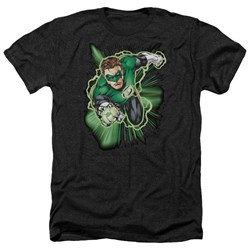Justice League - Mens Green Lantern Energy Heather T-Shirt