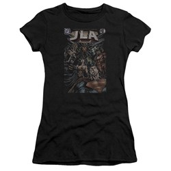 Justice League - Jla #1 Cover Juniors T-Shirt In Black