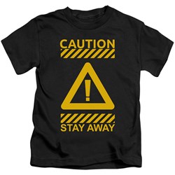 Trevco - Youth Caution Stay Away T-Shirt
