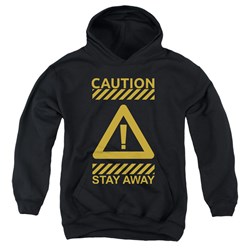 Trevco - Youth Caution Stay Away Pullover Hoodie