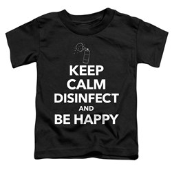 Trevco - Toddlers Keep Calm And Disinfect T-Shirt