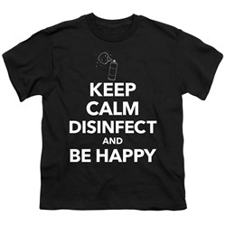 Trevco - Youth Keep Calm And Disinfect T-Shirt