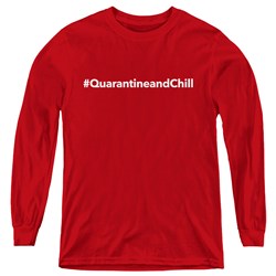 Trevco - Youth Quarantine And Chill Long Sleeve T-Shirt