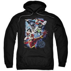 Justice League, The - Mens Galactic Attack Color Hoodie