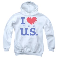 Trevco - Youth I Love The Us Pullover Hoodie