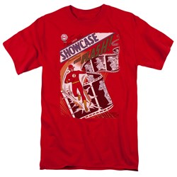 Justice League - Showcase #4 Cover Adult T-Shirt In Red