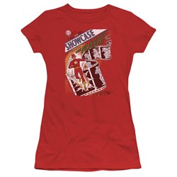 Justice League - Showcase #4 Cover Juniors T-Shirt In Red