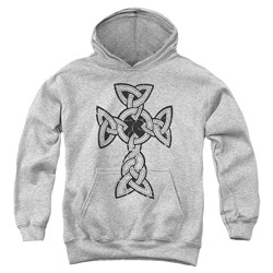 Trevco - Youth Knotted Celtic Cross Pullover Hoodie