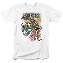 Justice League - Brightest Day #0 Adult T-Shirt In White