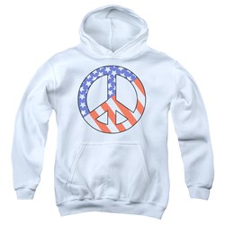 Trevco - Youth Patriot Peace Pullover Hoodie