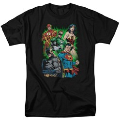Justice League, The - Mens Will Power T-Shirt In Black