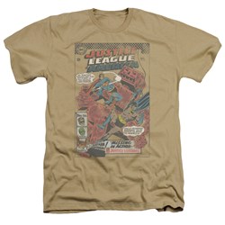 Justice League, The - Mens Cube Creature T-Shirt In Sand