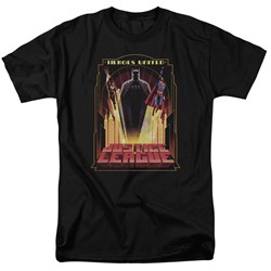 Justice League, The - Mens Heroes United T-Shirt In Black