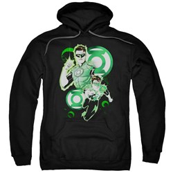 Justice League, The - Mens Gl In Action Hoodie