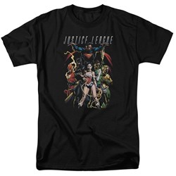 Jla - Mens Dark Days T-Shirt