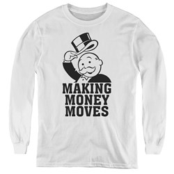 Monopoly - Youth Money Moves Long Sleeve T-Shirt