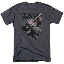 Justice League, The - Mens Tag Team T-Shirt