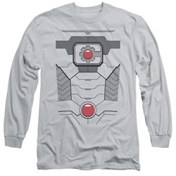 Jla - Mens Cyborg Costume Longsleeve T-Shirt