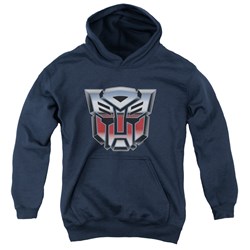 Transformers - Youth Autobot Airbrush Logo Pullover Hoodie